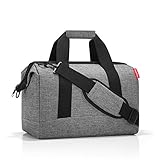 reisenthel allrounder M twist silber- Vielfältige Doktortasche zum Reisen, für die Arbeit oder Freizeit - Mit funktional-stylischem Design