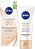 NIVEA 5 IN 1 Tagespflege BB 24h Feuchtigkeit LSF 15,...