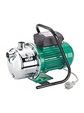Wilo-Jet WJ 204, selbstansaugende Gartenpumpe zur Wasserversorgung aus Brunnen, Zisternen und Regentonnen, 5000l/h, 4,9 bar, 1000W