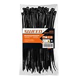SWEED Kabelbinder Schwarz 200mm x 4.8mm, 100 Stück...