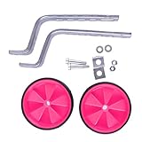 Universal Kinder-Fahrrad-Trainingsräder-Set, passend für 30,5 - 50,8 cm Fahrräder, Rosa