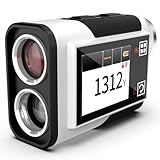 CIGMAN 1312Y Laser-Golf-Entfernungsmesser mit Slope, Seitlichem Touchscreen, Neigungskompensation, 6-fache Vergrößerung, ±0,5m Genauigkeit, Magnetismus, Flaggensperre, Legal für Wettbewerbe