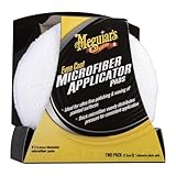 Meguiar's X3080EU Even Coat Applicator Pad, Mikrofaser-Auftragschwamm, 2er-Pack