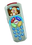 Fisher-Price Lernspaß Lernspielzeug für Babys Hündchen-Fernbedienung Spielzeugfernbedienung mit Musik und Lichtern für Kinder ab 6 Monaten, Version: Italienisch, DLD33