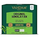 VAHDAM, Grüner Tee Von Himalaya (100 Teebeutel) 100% Reiner & Aromatischer | Natürliche Grüntee Loses Blatt | Vegan, Glutenfrei, Laktosefrei | Frisch & Direkt Von Der Quelle In Indien | Grüner Tee