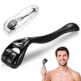 Bartroller 0.5mm, Bartroller Bartwuchs, für Dermaroller 0.75mm, Microneedling Roller, Mikronadelroller für Haut und Haarpflege, Gesicht und Körper, Männer Frauen, für Derma Roller Set