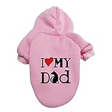 Tyuffghet Haustier-T-Shirt Welpen Weste Hund T-Shirt Leichtgewicht Welpen Hundehemden Haustier Outfit für Chihuahua Yorkie Teddy Gehen im Freien
