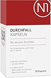 N1 Durchfall Kapseln 30 St. - Medizinprodukt bei akutem - Verkürzt die Durchfalldauer, lindert Bauchschmerzen & die Behandlung