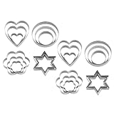 Hlennotor DIY-Kuchendekorationswerkzeuge, Keksform, Tragbare Kuchen-Fondantform, Ausstechform, Küchengeräte, Backzubehör