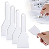 JIEYAO 4 Stück Kühlschrank Eiskratzer Gefrierschrank, Kunststoff Eisschaber zum Entfernen von EIS und Schnee Kühlschrankentstopfung Scrapers Reinigungsschaber Effektive Kühlschrank Entstopfung