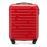 WITTCHEN Koffer – Handgepäck | hartschalen, Material: ABS | hochwertiger und Stabiler | Rot | 39 L | 54x39x23 cm