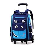 LLXNQ026 Kinder-Trolley-Gepäcktasche Rucksack Rollender Rucksack Tagesrucksack Mit Hoher Kapazität Reisekoffer Schultaschen Für Schulreisen Im Freien-A4