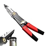 Robuste Drahtschneider,Kabelschere - Umschaltbar Robustes Crimpwerkzeug Für Profis Drahtabisolierer Garten Holzhandwerk Floristik