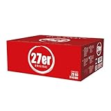 27er Original Shisha Kohle 20kg Gastro Einheit 27mm Würfel Premium Kokosnusskohle perfekt für den Grill & Wasserpfeifen I Hohe hitze mit sehr Langer Brenndauer