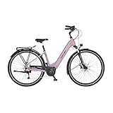 FISCHER E-Bike City CITA 3.3i, Elektrofahrrad für Damen und Herren, RH 43 cm, Mittelmotor 65 Nm, 36 V Akku