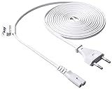 Akyga Power Cable for Notebook AK-RD-07A Eight CCA CEE 7/16 / IEC C7 3 m White