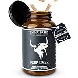 Animal Based Rinderleber [240 Kapseln] - Natürliches Eisen, Vitamin A, B12, Kupfer - Grass Fed Beef Liver - Weidehaltung aus Neuseeland - Optimale Nährstoffaufnahme im Körper - Halal zertifiziert