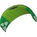 HQ4 117577 - Hydra 350 Green, Dreileiner Lenkmatte Trainerkite, Spannweite: 354cm, inkl. 200kp Dyneemaschnüre 3x20m auf 3-line Controlbar 50cm, 3-18 Knoten