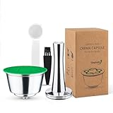 Kaffeekapseln aus Edelstahl, nachfüllbar, manipulationssicher; für Nescafé Dolce Gusto Piccolo XS