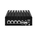 Micro Firewall Appliance, Mini PC, VPN, Router PC, Intel Alder Lake-N 12th Gen N100, HUNSN RJ42, 4 x 2.5GbE I226-V, 2 x HDMI, DP, TF, Type-C, Barebone, NO RAM, NO Storage, NO System