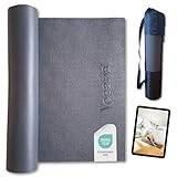 Yoga Matte Made in Germany I OEKO-TEX 100 I inkl. Tragetasche & 7 Tage Videokurs I Yogamatte rutschfest I Gymnastikmatte Sportmatte 183x60cm I Fitnessmatte 6mm Dick
