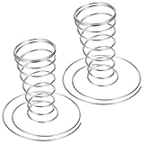 DECORNIJIA 2 Stück Teiliges Edelstahl Eisständer Stabiler Eiscremehalter für Eistüten und Sushi Poliert Vielseitig für Restaurant Party Rutschfestes Tischdisplay