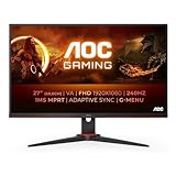 AOC Gaming 27G2ZNE - 27 Zoll Full HD Monitor, 240 Hz, 1 ms MPRT, FreeSync Prem. (1920x1080, HDMI 1.4, DisplayPort 1.2) schwarz/rot