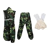 Perfeclan Bienenanzug, Fängerkostüm für Erwachsene, Imkerjacke, Schutzkleidungs-Outfit für Frauen und Männer, Anfänger