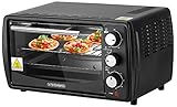 Steinborg Mini Backofen 13 Liter | Pizzaofen | 60°-250°C |...
