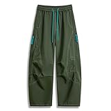 Generisch Regenhose Herren Wasserdicht Winddichte Fahrrad mit Kordelzug Funktionshose Leicht Atmungsaktive Wanderhose Winter Causal Jogginghose Wandern Camping Outdoorhose Chinohose