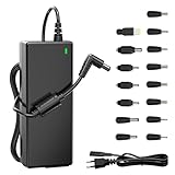 SUNYDEAL 90W Universal Ladegerät für Laptops | Ersatzadapter für HP, Lenovo, ASUS, Acer, Dell, Samsung, Toshiba, Sony, Fujitsu | 18V-20V, 4.74A Max, 15 Stecker, Kein USB C
