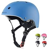 BURSUN Fahrradhelm für Kinder, Belüftung und verstellbarer Kinderhelm für Kinder im Alter von 2-3-5-8 Kinder, Jungen, Mädchen, Multisporthelm für Fahrrad, Skate, 5 Farben