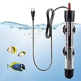 Acboor 50W Heizstab Aquarium, 30L-60L Aquarium Heizstab Einstellbar Aquariumheizer mit Thermostat Regelheizer für Fischtanks und Aquarium (20-34°C)