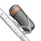 ROCKBROS Fahrrad Werkzeugtasche 0,73L, EVA Hartschalen-Aufbewahrungstasche für Reparaturset & Zubehör, Passt in Flaschenhalter oder mit Riemen am Rahmen/Lenker Montierbar, Schwarz-Orange