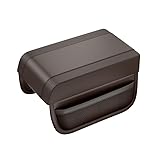 SRTMIRJJ Auto Armlehnenpolster für Suzuki Swace/Swace Comfort+ 2020-2024, Universal Center Console Lederpolster Schutz, Memory Foam Armlehne Pad Mit Aufbewahrungstasche,Dark Brown
