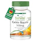 Fairvital | Gelée Royale 500mg - 90 Kapseln - HOCHDOSIERT - standardisiert auf 4% 10-HDA