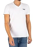 Superdry Herren Vintage Logo EMB VEE Tee T-Shirt, Optic, L