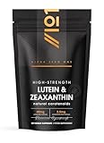 Lutein & Zeaxanthin | 40mg Lutein 2.85mg Zeaxanthin | Natural Carotenoids from Marigold Extract | Non GMO, Halal, Vegan | 90 Capsules (3 Months Supply)