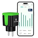 GreenSun WLAN Steckdose Outdoor - Zeitschaltuhr Aussenbereich Stromzähler für Steckdose Zeitschaltuhr Steckdose Außen WLAN Steckdose Aussensteckdose Wasserdicht IP44 Outdoor Steckdose 2,4GHz 16A