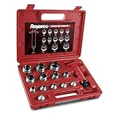 Reywoo Lochstanzer-Set, 14-teilig, Lochstanzer-Set, 5–35 mm, Dichtungstanzer-Set mit Splint-Stanzschaft