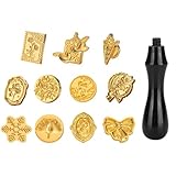 Wachssiegel Stempel, Siegelstempel, Wachs Stempel Set, Wachsstempel Köpfe, Wachssiegel Stempel Köpfe, Wachs Siegel Stempel Kit, Siegelwachsstempel für Kartenumschläge, Einladungen,11 Stile