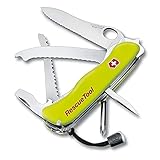 Victorinox, Schweizer Taschenmesser, Rescue Tool MW, Multitool, 13 Funktionen, Klinge, Gross mit Wellenschliff, Schraubendreher 7 mm, Drahtabisolierer, Einhand, Feststellklinge