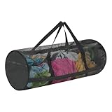 Netz-Tauchtasche, Schwimmausrüstungstasche, Reisetasche mit Reißverschluss, Schultergurt für Fitnessstudio, Sport, Pool, Reisen, Angeln, Wäsche, Schnorcheln, Schwimmen, Strand, Tauchen