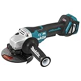 Makita DGA517Z Akku-Winkelschleifer 18 V mit Paddleschalter (ohne Akku, ohne Ladegerät), Bunt