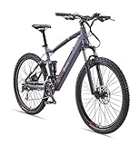 TELEFUNKEN E-Bike Mountainbike Elektrofahrrad Alu, 24 Gang Shimano Altus Kettenschaltung - Pedelec MTB 27,5 Zoll, Hinterradmotor, 250W, Scheibenbremsen, Grau, Aufsteiger M935