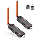 2025 Wireless HDMI, 4K Decoding HDMI Wireless Transmitter and Receiver bis zu 6 RX, APP-Anzeige, Funkübertragung 5G/1080P Funk Extender Streaming Video für Laptop, Kamera, CC-TV zu TV, Projektor, 50M
