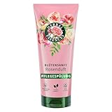 Herbal Essences Blütensanft Pflegespülung mit Rosenduft 250ml. Von stumpfem Haar zu seidig glänzendem Haare, Mit Rosenessenz, Inhaltsstoffe natürlichen Ursprungs, Vegan