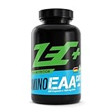 Zec+ Nutrition Amino EAA Caps, 250 Kapseln, essentielle Aminosäuren, hochdosiertes Aminosäure Pulver in Kapselform, 8 EAAs & wertvolle Vitamine, Made in Germany