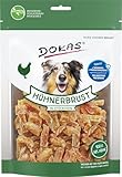 DOKAS Hühnerbrust in Stückchen – Glutenfreier Premium Snack in praktischer Größe für Hunde – Ideal zum Training – 9 x 200 g