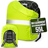 MOVOJA 55L Regenschutz Rucksack – Wasserdicht & Winddicht I Für Schulranzen & Rucksäcke I Regenschutz Schultaschen Regenhaube Schulranzen Tonister Regenhülle Wasserschutz Regenüberzug Backpack Cover